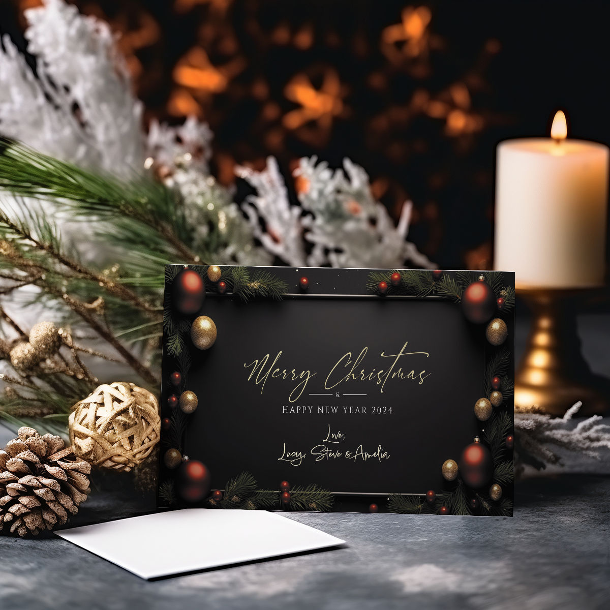 Christmas - Black Chalkboard