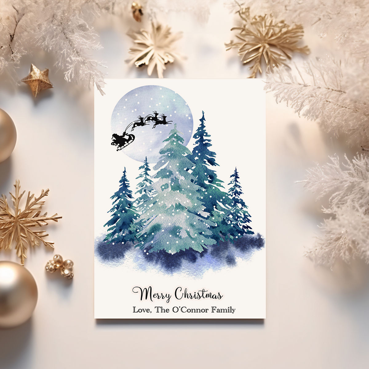 Christmas -Watercolor Tree 2