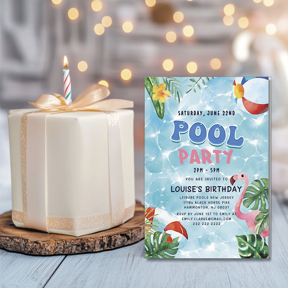 #18 - Birthday Party Invite