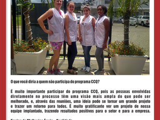 Depoimento da equipe de melhorias Águia da empresa Rovitex