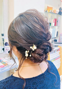 結婚式、披露宴、パーティ、ヘアセット・ヘアアレンジ｜プライベートサロンwith_n｜野々市市下林