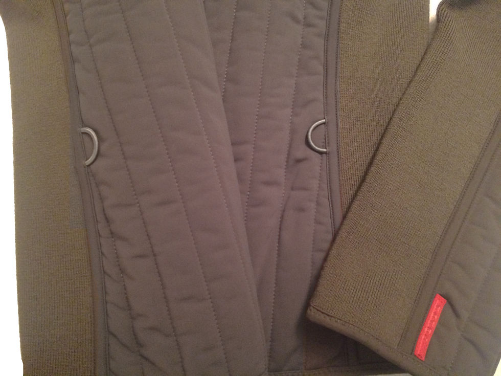Thumbnail: PRADA Quilted Knit Full Zip Designer Sweater Jacket
