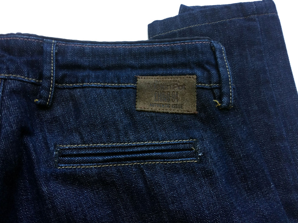 Thumbnail: Meltin Pot Melanie Dark Indigo Premium Denim Jeans