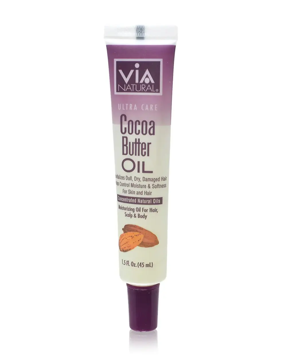 Via Natural Cocoa Butter Oil 1.5oz