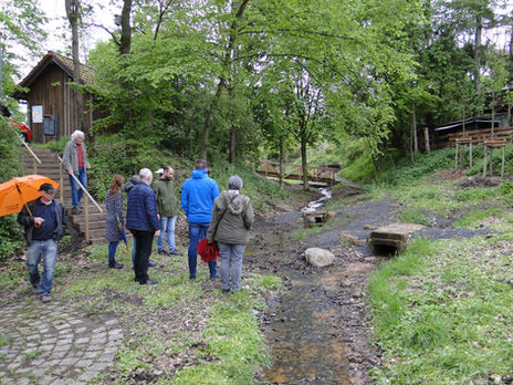 BLS-Fraktion besucht Hutzdorf - Neuer Wasserspielplatz und ein wichtiges Neubaugebiet