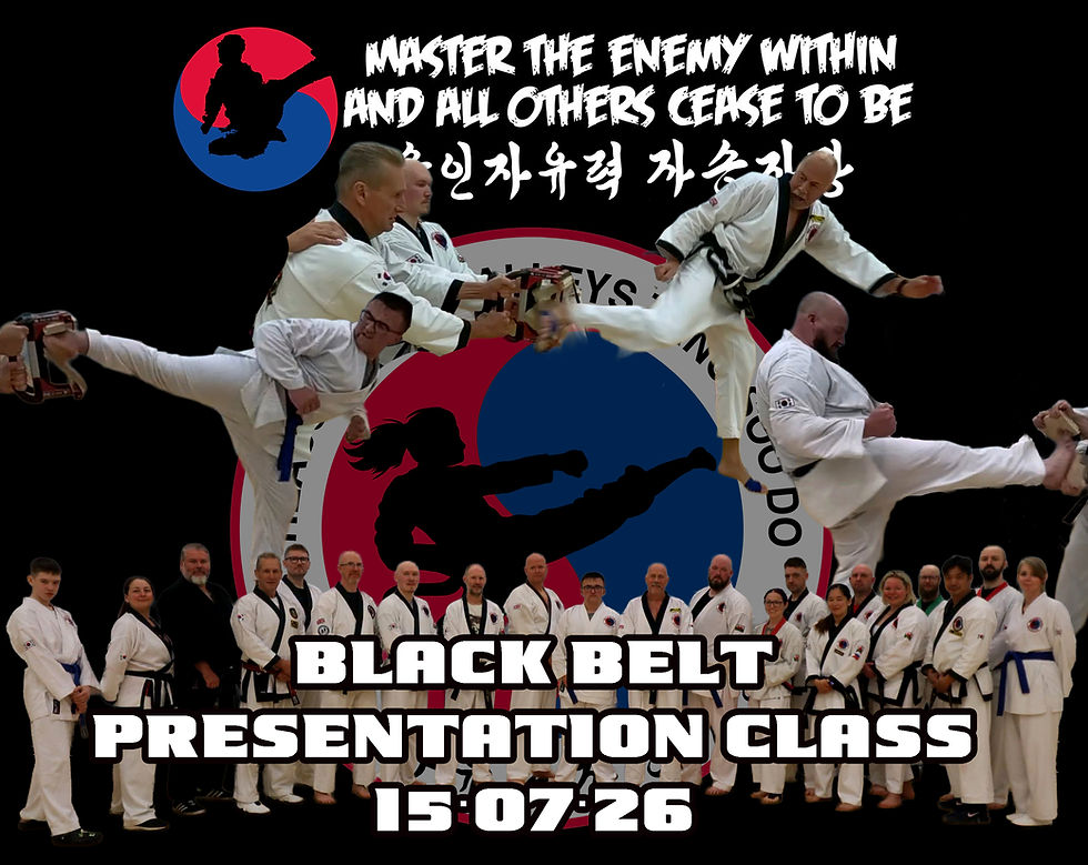 Black Belt Presentation Evening