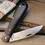 Miniaturbild: Messerteam Kalb: Schwarzes Taschenmesser mit Micarta-Griff