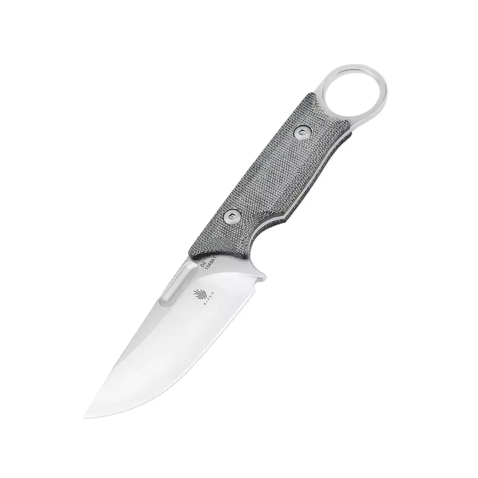 Kizer Tomb Messer: Schwarzes Aluminium