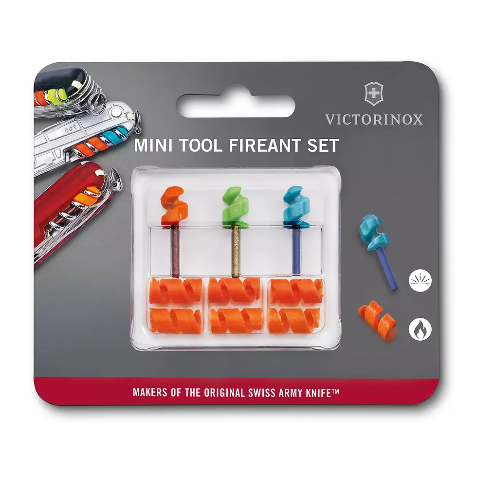 Victorinox Mini Tool Feuerstarter-Set: vier farbige Feuerstarter