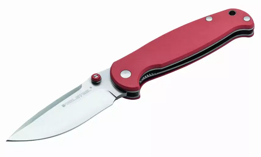 Rot gefärbtes Messerteam Kalb Taschenmesser