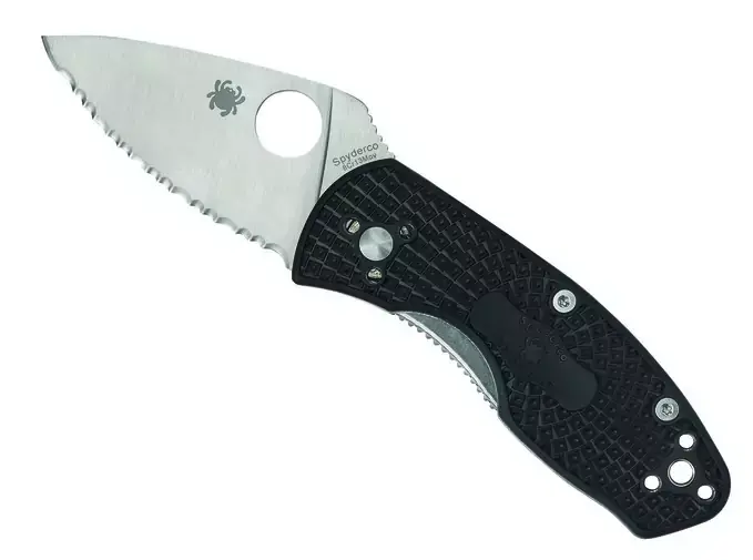 Schwarzes Victorinox-Klappmesser mit Sägezahnschliff