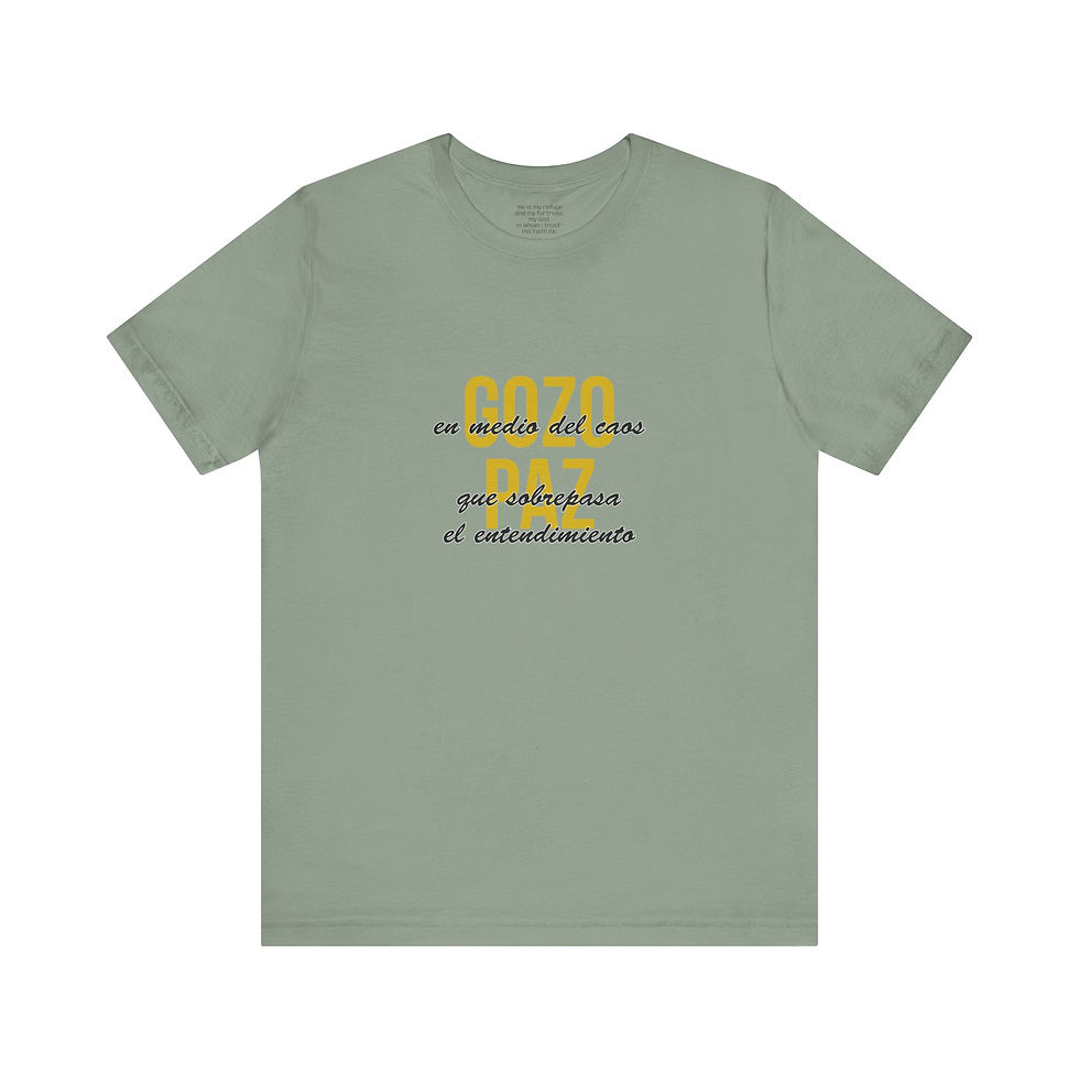 Thumbnail: Gozo y Paz - Unisex Short Sleeve Tee