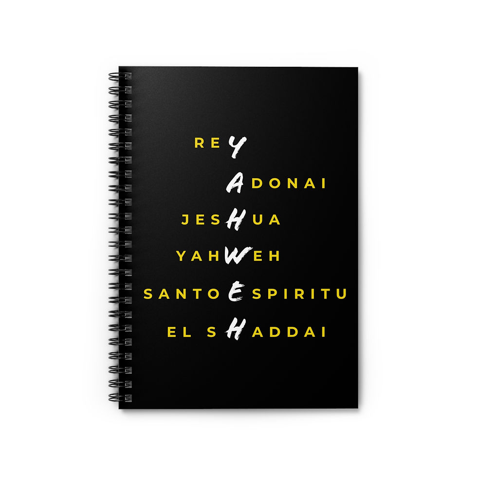 YAHWEH Spanish - Spiral Notebook