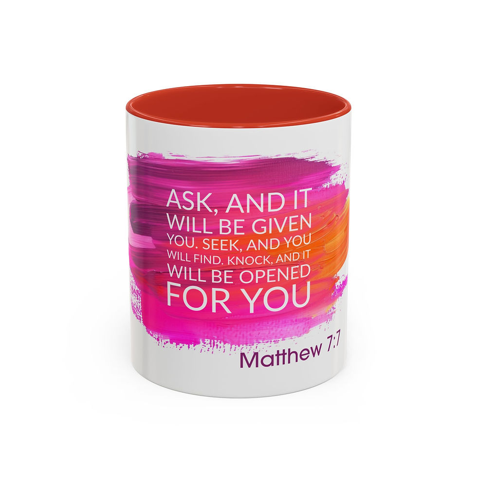 Thumbnail: Matthew 7:7 Mug