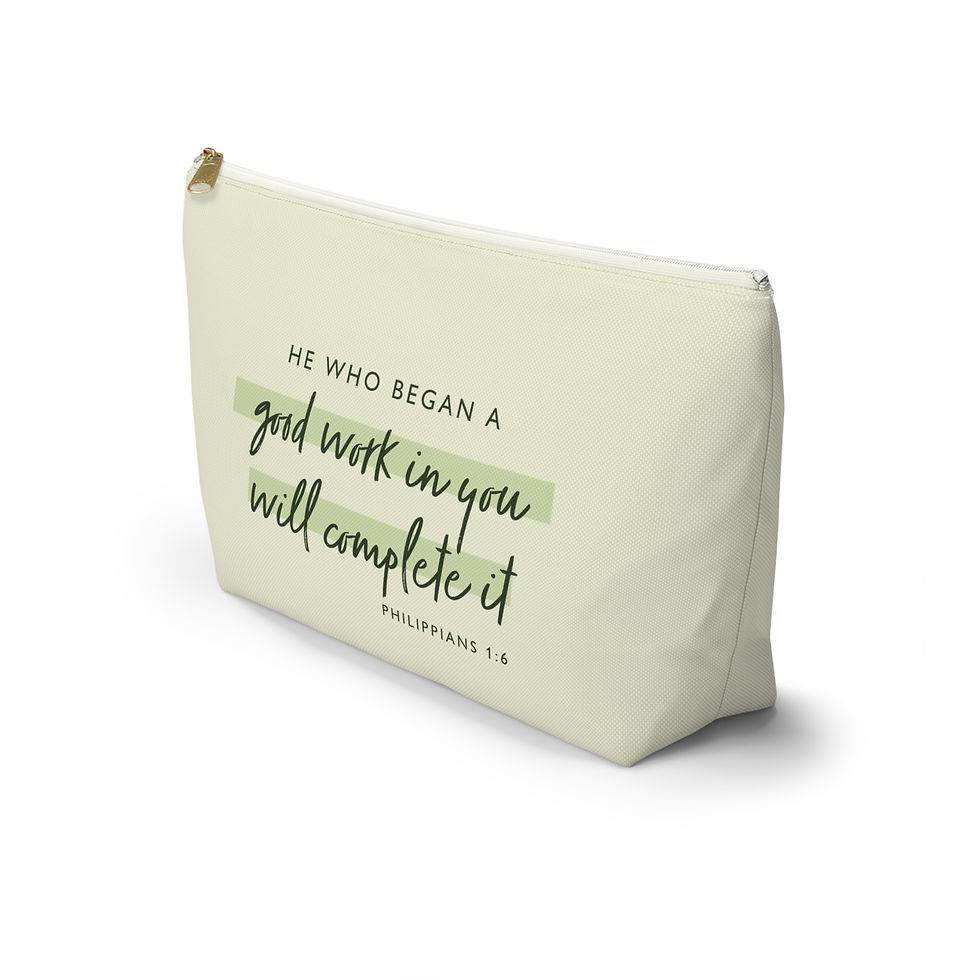 Thumbnail: Philippians 1:6 - Accessory Pouch
