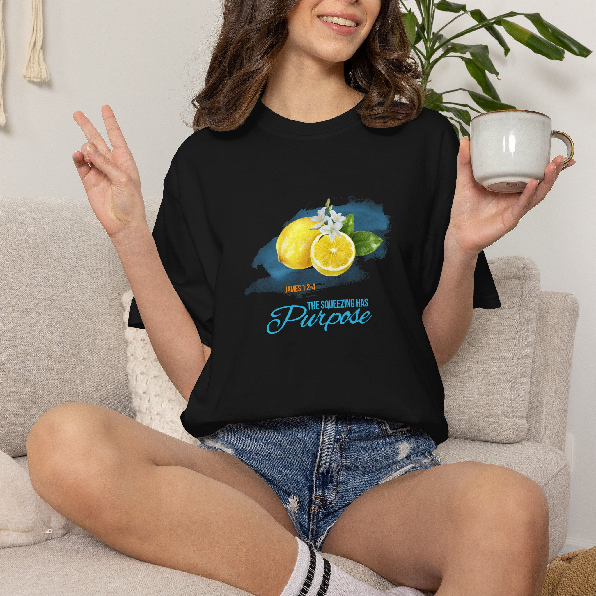 Purpose in the Squeezing Women's Graphic T-Shirt