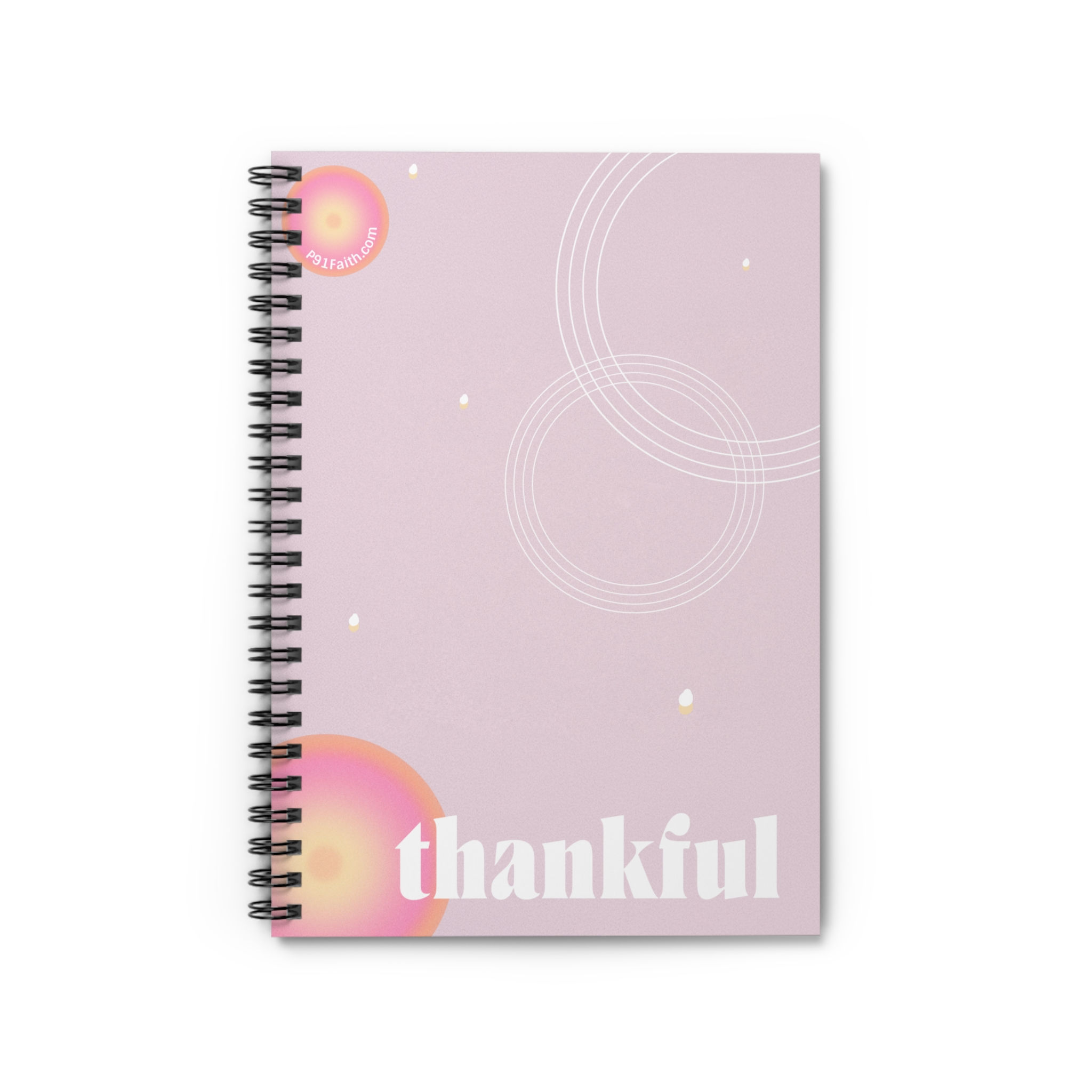 Thankful Spiral Notebook - Perfect for Journaling, Gifts, School & Church Notes
