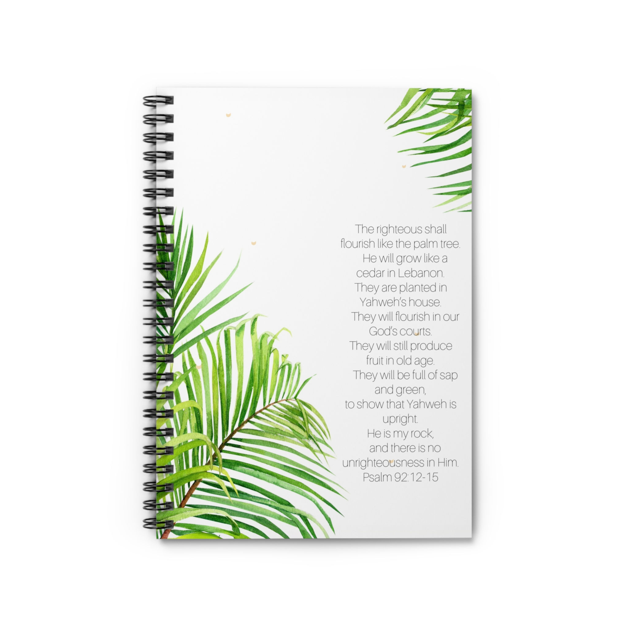 Psalm 92 Spiral Notebook