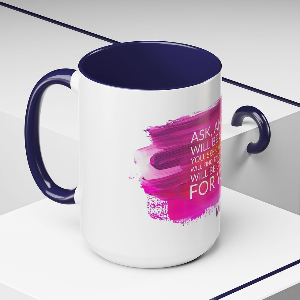Thumbnail: Matthew 7:7 Mug