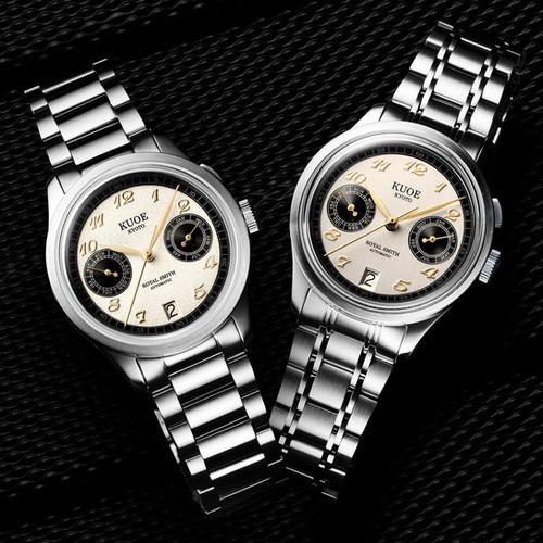 ROYAL SMITH 90-010 Automatic Panda x Vertical Brushed Dial