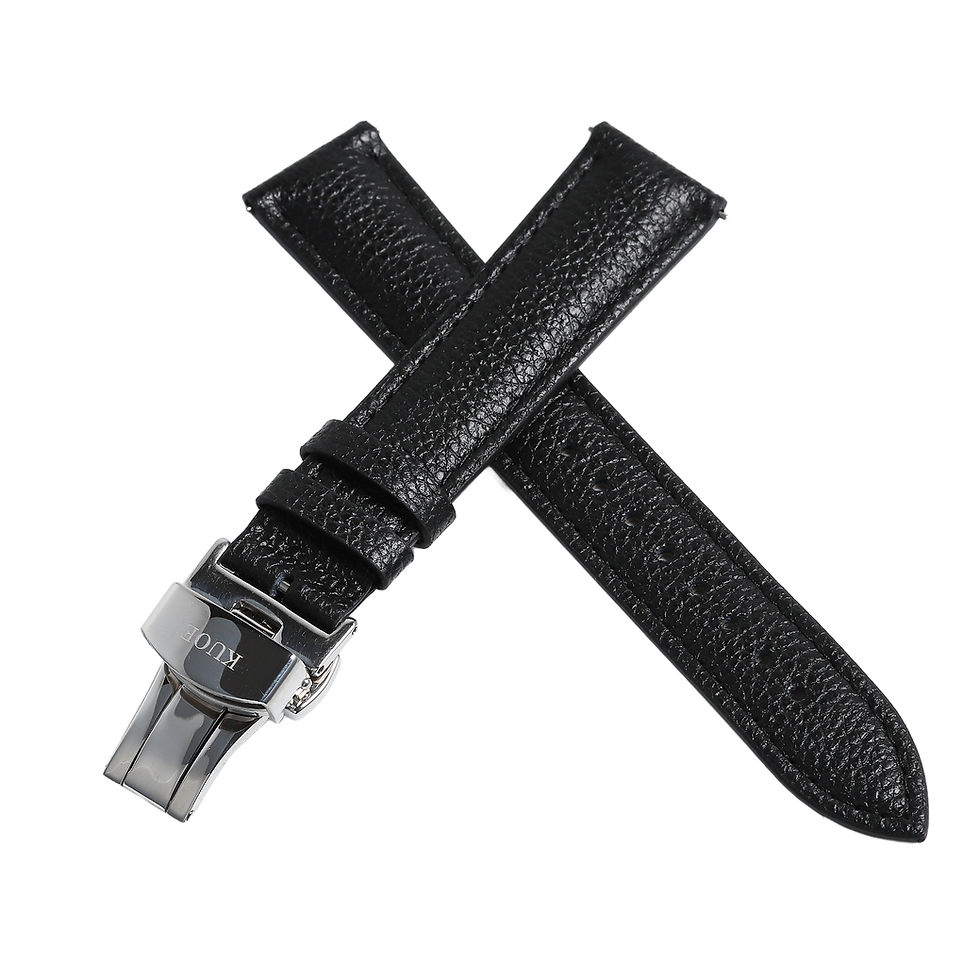 Thumbnail: Shrunk Leather Strap | Black