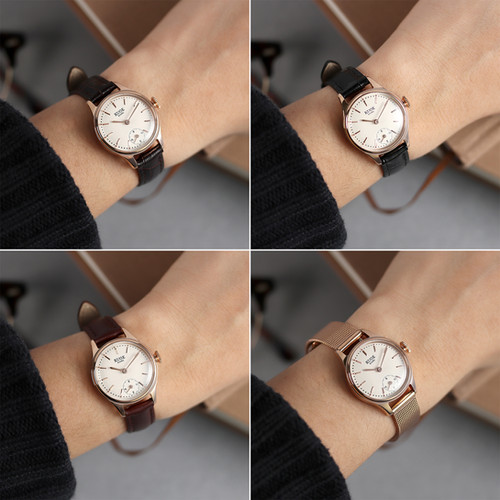 HOLBORN 90-003 Rose Gold Case with Bar Indices, Women's Watch