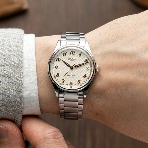 ROYAL SMITH 90-006 Breguet Numerals Silver Case Ivory Dial | Kuoe