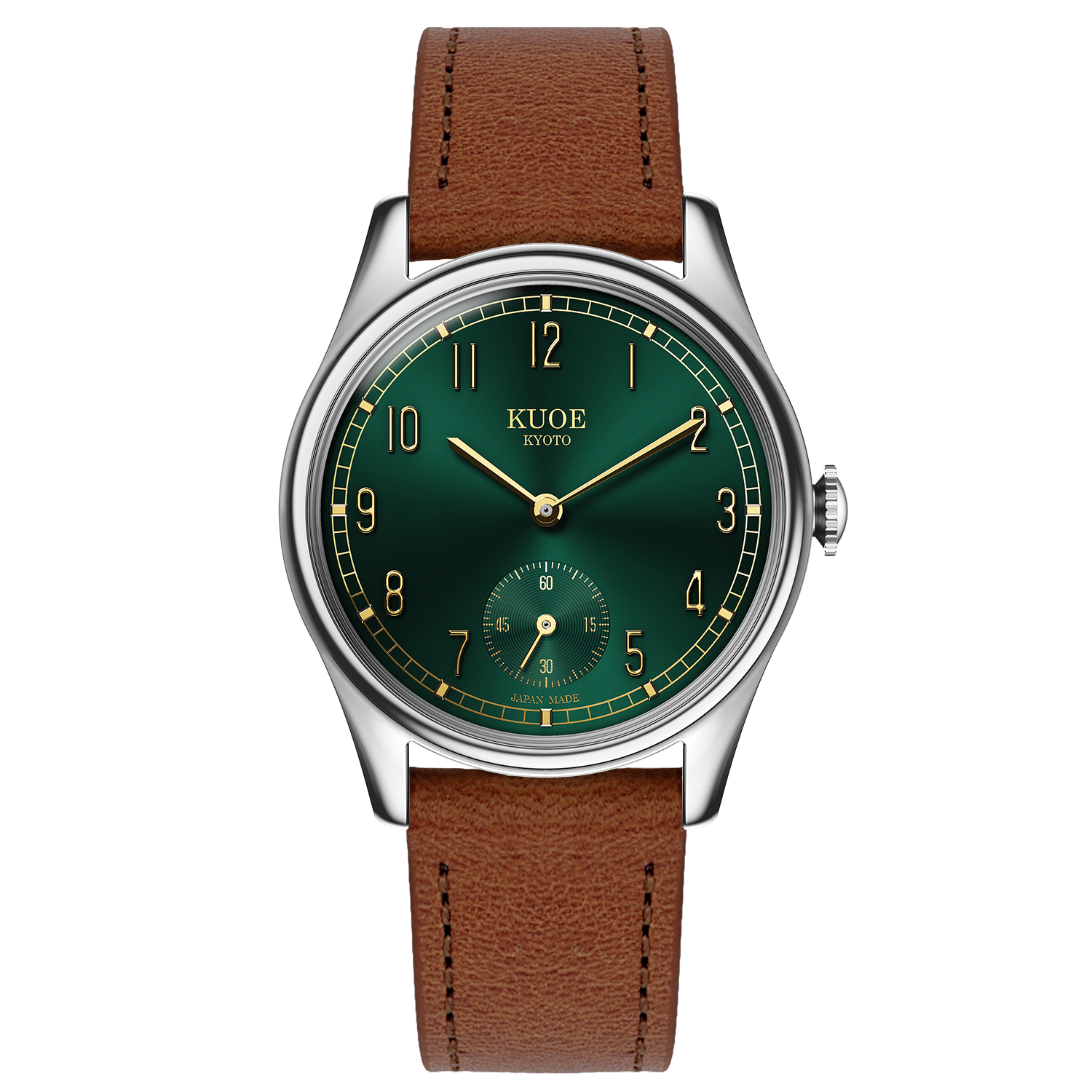 OLD SMITH 90-001 日本製 アラビアインデックス 金針 ブラウン イタリアンレザー