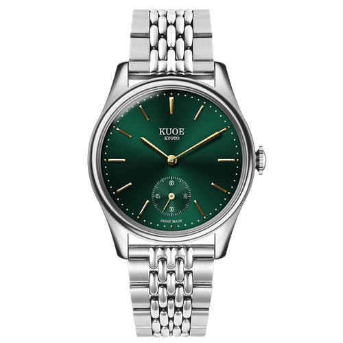 OLD SMITH 90-001 日本製 金針 バー文字盤 ステンレス シルバーベルト