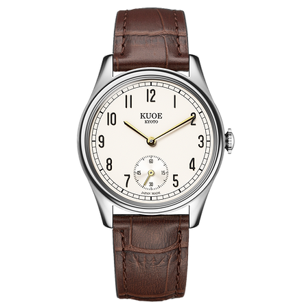 KUOE OLD SMITH クォーツ 腕時計 90-001 アンティーク OLD SMITH 90-001 日本製 アラビアインデックス 金針 クロコ型押し