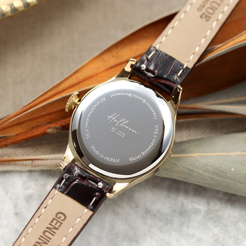 HOLBORN 90-003 Gold Case with Blue Hands, Women's Watch
