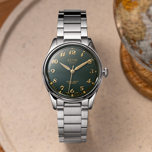  SMITH 90-006 ブレゲ数字 ブルー文字盤 シルバーケース ROYAL SMITH 90-006 ブレゲ数字 ブルー文字盤 シルバーケース | Kuoe