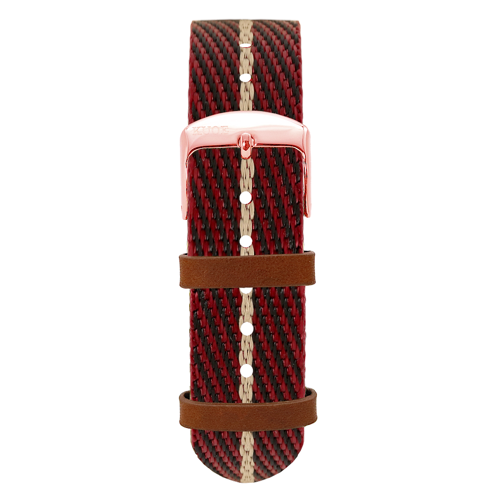 Thumbnail: Nylon Strap | Red x Beige