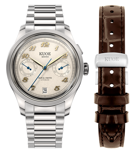 A*o様 KUOE  SMITH 90-010 ROYAL SMITH 90-010 Automatic Ivory x Grainy Finish Dial | Kuoe