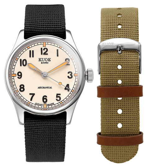 KUOE SMITH 90-002 ラージモデル 38mm 自動巻き OLD SMITH 90-002 Large - 38mm Automatic No-Date | Kuoe Kyoto Global