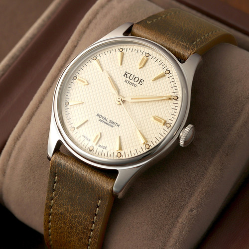 KUOE  Smith 90-006 自動巻き腕時計 ROYAL SMITH 90-006 Silver Case Ivory Dial | Kuoe Kyoto Global