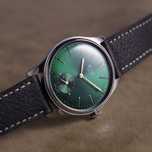 OLD SMITH 90-001 日本製 金針 バー文字盤 グリーン ライチ