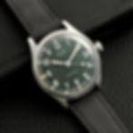 Thumbnail: OLD SMITH 90-002 Automatic, Green Dial with Swiss Super-LumiNova