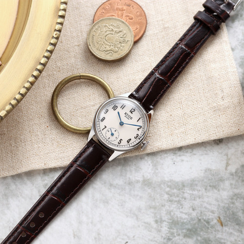 HOLBORN 90-003 Silver Case with Blue Hands, Women's Watch | Kuoe