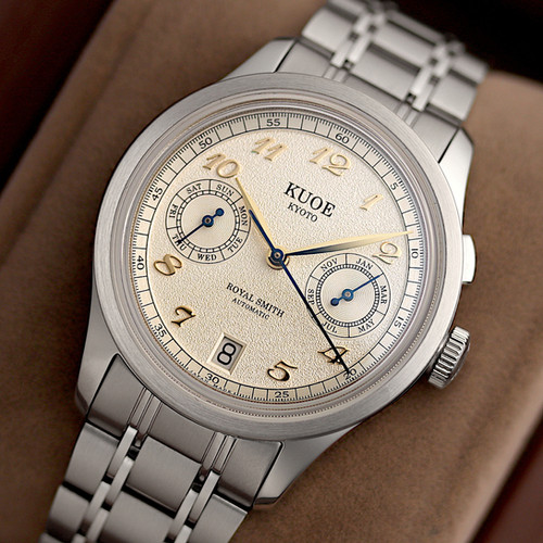 ROYAL SMITH 90-010 Automatic Ivory x Grainy Finish Dial | Kuoe