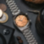 Thumbnail: SOMBRERO 90-011, Salmon Pink Linen Textured Dial, 20 BAR Water Resistant