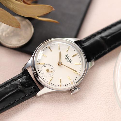 HOLBORN 90-003 Silver Case with Gold Hands, Women's Watch | Kuoe