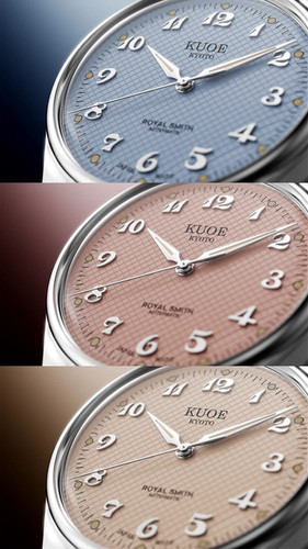ROYAL SMITH 90-006 Breguet Numerals Silver Case Blue Dial