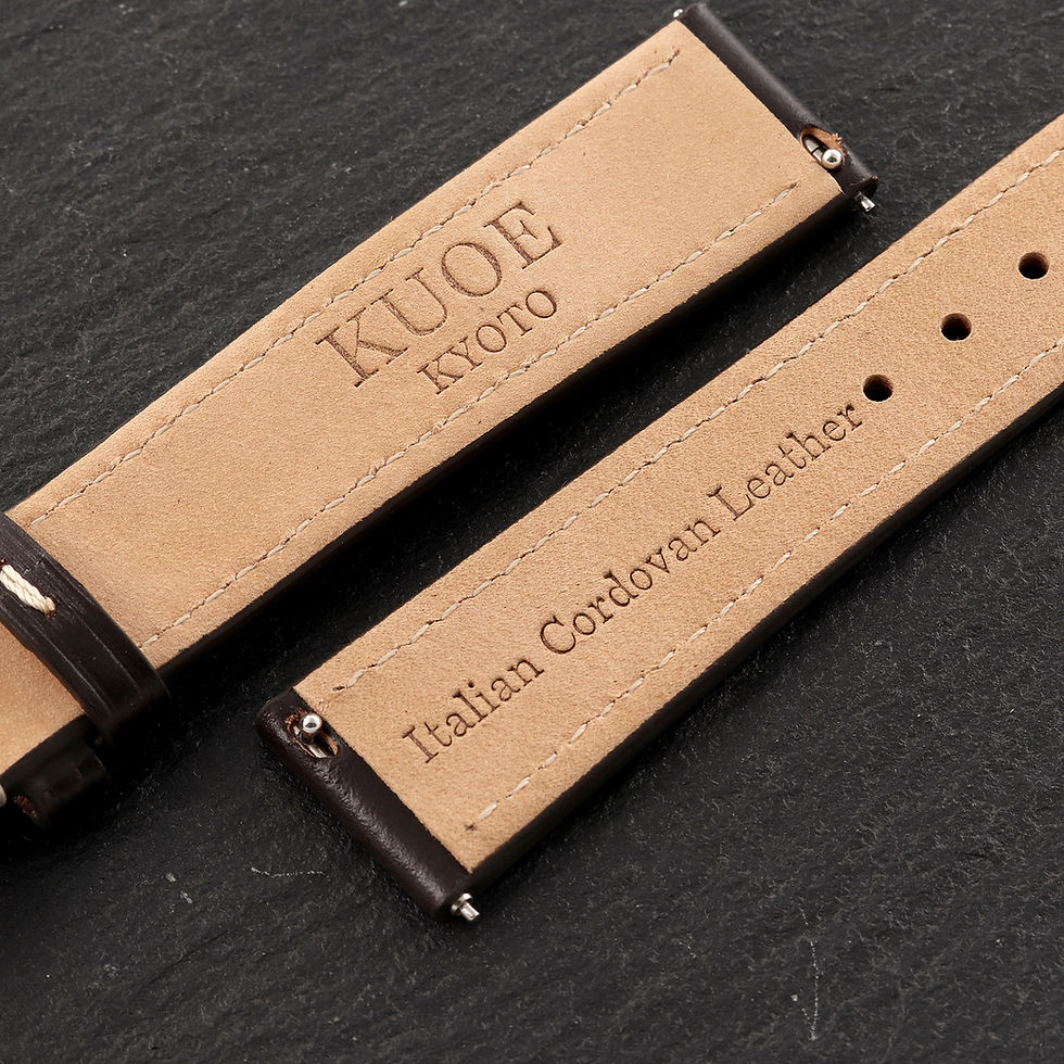 Thumbnail: Italian Cordovan Leather | Dark Brown