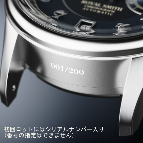 ROYAL SMITH 90-012 自動巻き クロノグラフ サーモンピンク ブレゲ数字