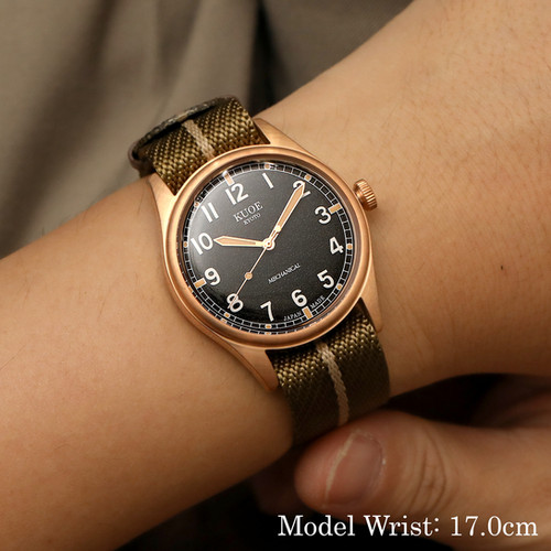 OLD SMITH 90-002 38mm Version Bronze Case Black Dial | Kuoe Kyoto