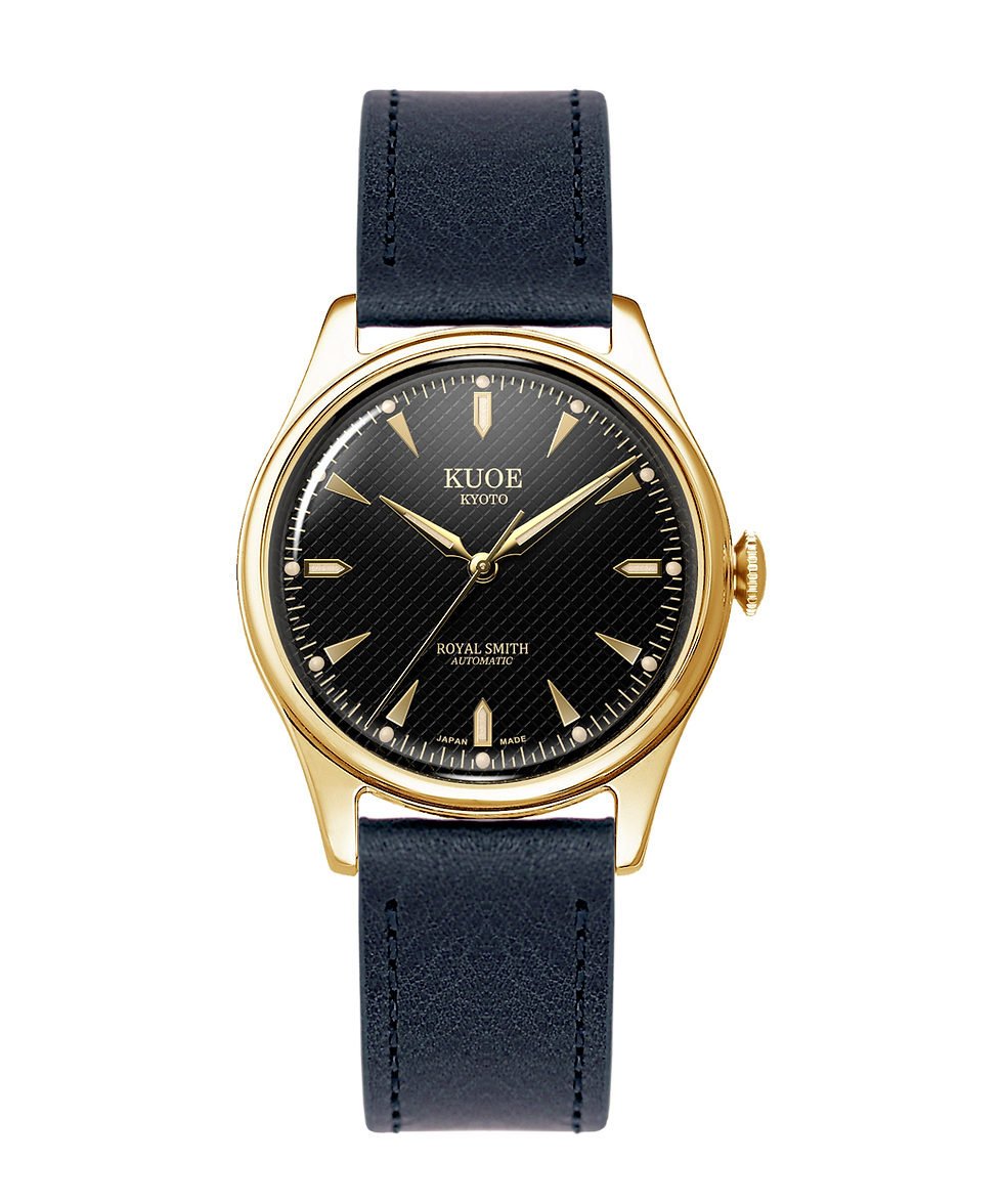ROYAL SMITH 90-006 Gold Case Black Dial | Kuoe Kyoto Global