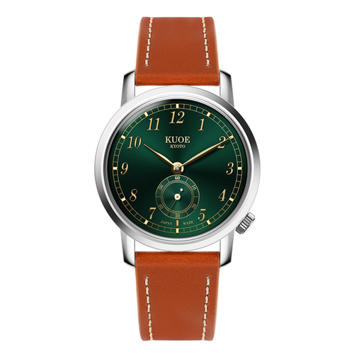 京都発　国産ブランド クオ　KUOE オールドスミス 人気　グリーン　自動巻 file.png