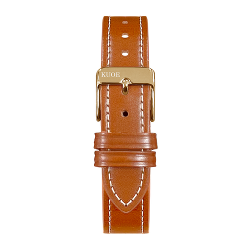18mm, Italian Cordovan Leather Strap, Whiskey | Kuoe Kyoto JP
