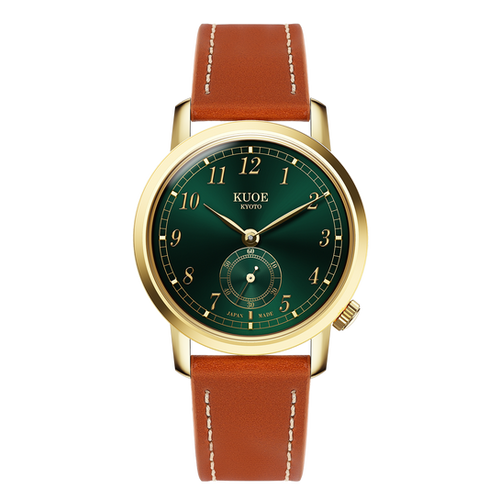 KUOE 自動巻き時計 グリーンダイヤル 日本製 OLD SMITH 90-002